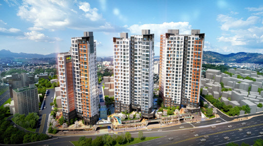 개봉5구역 주택재건축정비사업 조감도<호반건설 제공>